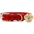 UIK Pear Blossom Wine-Red Dog Collar