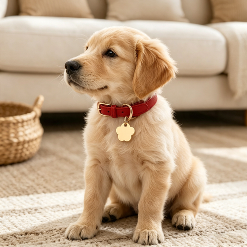 UIK Pear Blossom Wine-Red Dog Collar